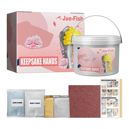 3D Håndstøpesett Minnesmerke Hånd Støping Gips Statue Klon Pulver Sett