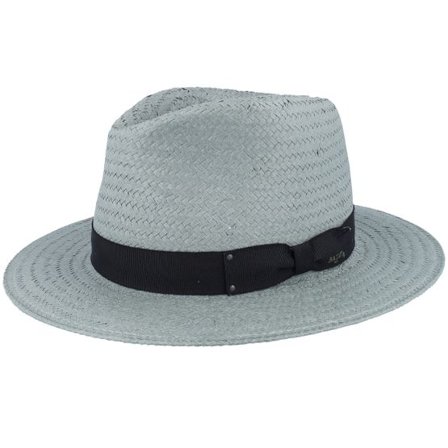 Bailey - Grå fedora Hatt - Spencer Ash Straw Hat @ Hatstore