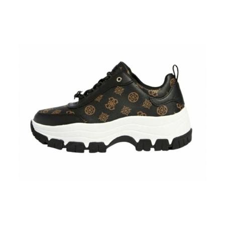 Guess Sneaker Zep Bria 4G Logo D23Gu29 Fl7Birfal12 , Zwart , Dames , Maat: 39 EU
