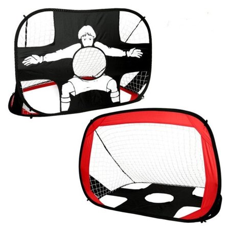 Børn børn foldbar fodbold port net mål bold træning fodbold træning mini net til udendørs indendørs sjov spil