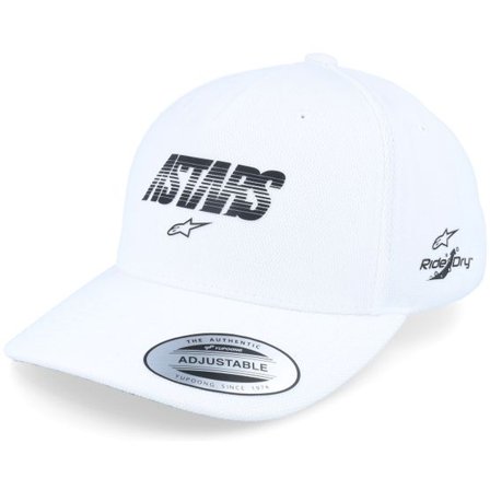 Alpinestars - Vit adjustable Keps - Angle Velo Tech White Adjustable @ Hatstore