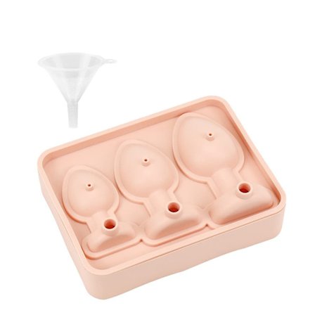 Silikon Isbitsform med Lock – Rolig Design, BPA-fri, Återanvändbar och Stapelbar för Whisky & Fest_OF