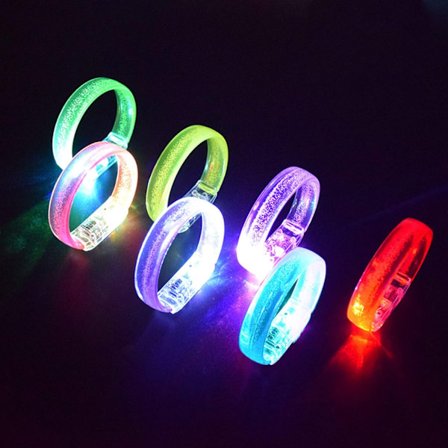 6st Glow Sticks LED-armband lyser upp leksaker