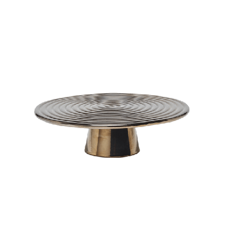 Dutchdeluxes Uppläggningsfat 31ø Serveringstillbehör Unisex Guld L