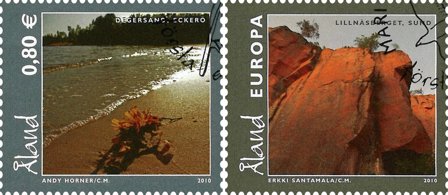 Åland - Eckerö & Sund - Stemplet sæt 2v