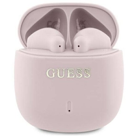 Guess GUTWSJ14ESGP Bluetooth TWS -kuulokkeet + telakointiasema, vaaleanpunainen, Classic Logo