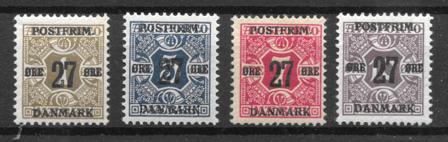 Danmark 1918 - AFA 85X - 89X - Postfrisk