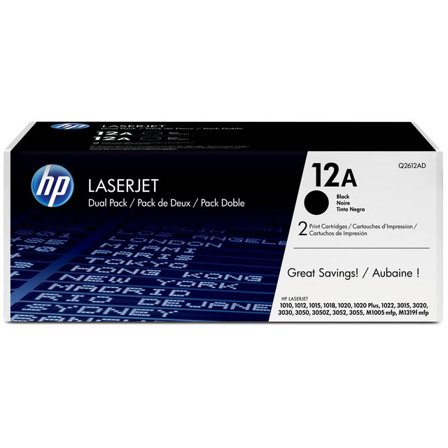 HP Toner Q2612AD 12A 4K svart 2/fp - Lyreco - Toner och bläck - Tonerkassetter - Toner HP