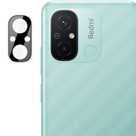 2-PAK SKALO Xiaomi Redmi 12C 3D Kameralinse Beskyttelsesglas