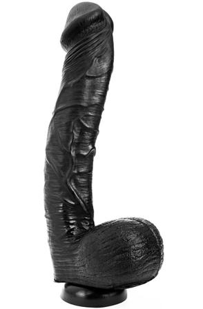 Dinoo King-Size Cock Curved Black 30,5cm XL dildo - Blushme.se