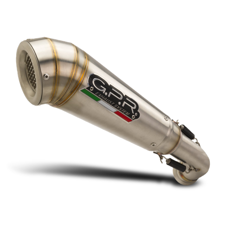 Compleet Uitlaatsysteem G.P.R. Powercone Evo Geborsteld Roestvrij Staal - Kawasaki Ninja 650 2017-2020