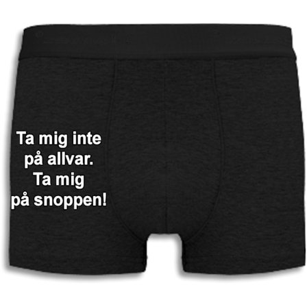 Boxershorts - Ta mig inte på allvar