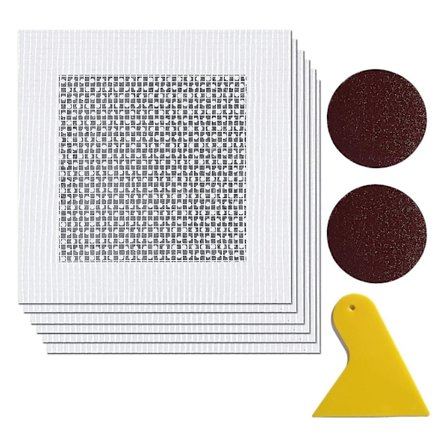 4 tuuman kipsilevyn korjaussarja 6-pakkaus Kipsilevyn seinän reiän korjaus