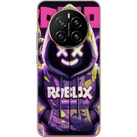 Yhteensopiva Puhelinkuori Honor Honor Magic7 Värikäs Roblox-inspiroima hupparihahmo neoneilla ja maskilla, digitaalinen peli-illustraatio täydellin