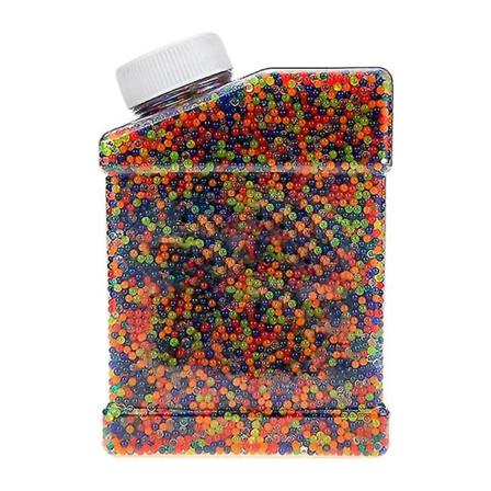 20000 stk. Vandperler Mix Farve Krystal Mudder Hydrogel Gel Polymer Jelly Bolde Hjem Decor Hydroponics Regnbueflaske gør det selv 7-8mm 2W Colour