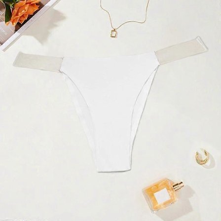 Sømløs usynlig truse for kvinner, gjennomsiktig midjestropp, sexy stringtruser Xs S M