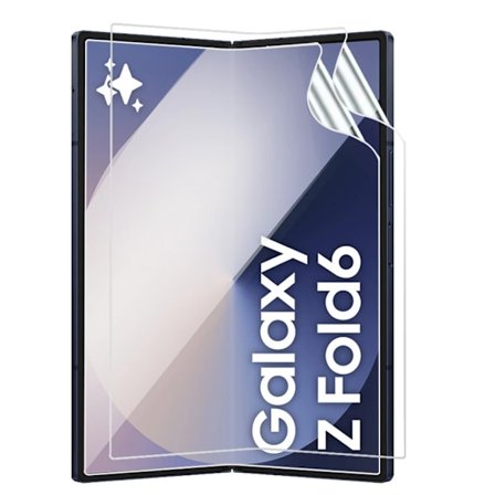 4-2ST Hydrogel Film kompatibel Samsung Galaxy Z Fold 6 5 4 3 Inre Skärmskyddsfilm Anti-repa Mjuka Skärmskydd kompatibel Samsung Z Fold6