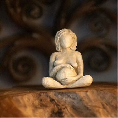 Gravid Kvinna Skulptur Resin Skrivbordsdekoration Moderkärlek Är Stora Tillbehör Hem Vardagsrum (FMY)