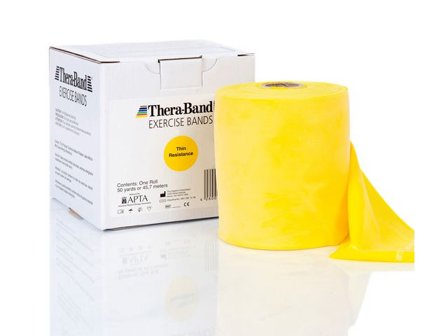 THERA-BAND Träningsband gul 45,5m - Lyreco - Sjukvård och omsorg - Rehab och sjukgymnastik - Träningsredskap