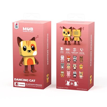 Mobility on Board Højttaler Trådløs Dancing Cat, Tøj & Bolig, Elektronik, Højtalere