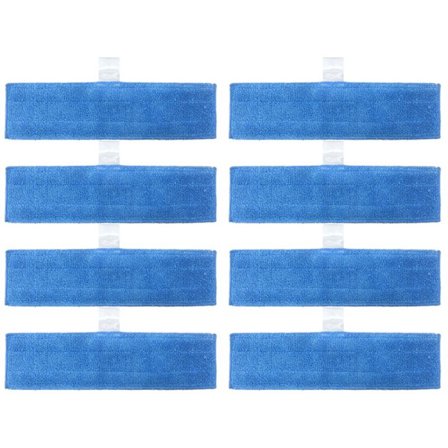 8 kpl sarja pestäviä ja uudelleenkäytettäviä mikrokuitumopin liinoja Moppy Steam Engine -kotisiivoustarvikkeisiin