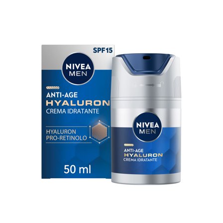 Nivea Men Anti-age Hyaluron Crema Viso Idratante Fp15 Uomo