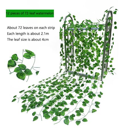 12 kunstige vinstokker falske eføyblader kunstig eføy