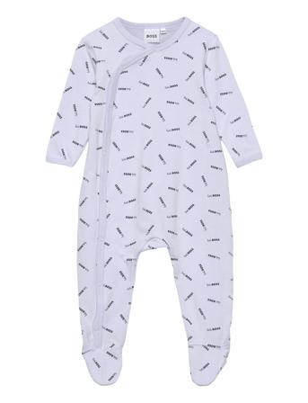 Pyjamas + Pull On Hat Set Pyjamas Sie Jumpsuit Blå BOSS