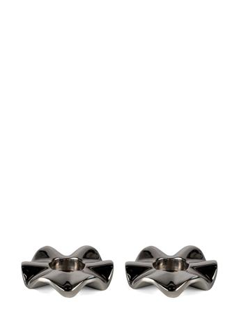 Signe Candleholder 2-Pack Silver Sagaform