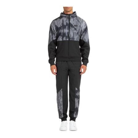 Emporio Armani Ea7, Tracksuit pants with sweatshirt fashion Ventus 7 Zwart, Heren, Maat:M