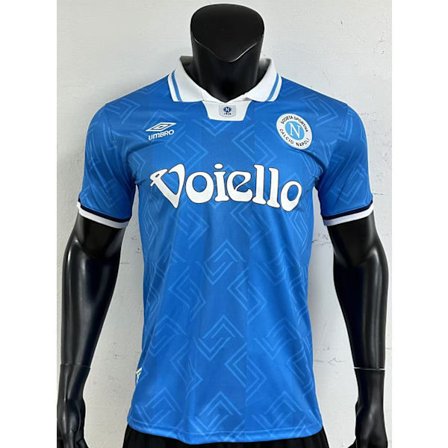 93-94 Napoli Hjemme Fotballdrakt T-skjorte S-2XL