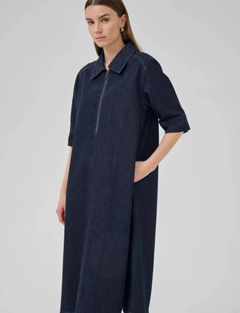 My Essential Wardrobe Malomw 143 Long Dress - Blue - 46