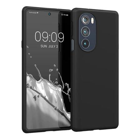 Motorola Edge 30 PRO 5G - 3mk Matt TPU Mjuk Skal - Svart Black