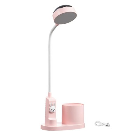 Skrivebordslampe med Stjerneprojektion, Penneholder, Studentestudie, LED, Genopladelig, Soveværelse