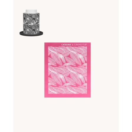 Catalina Tårtstencil Palmblad Schablon - Caking It Up Vit