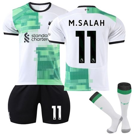23-24 Liverpool Away Kids Football Shirt No. 11 Salah