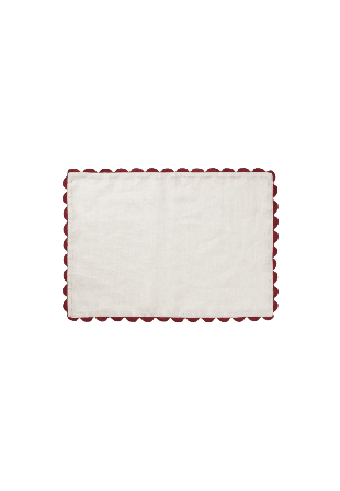 Pick A Poppy Willow Bordstablett - 33x48 Cm Serveringstillbehör Röd