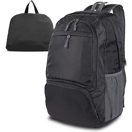 Lättvikts Vikbar Packbar Ryggsäck Vattentät Andningsbar Dagryggsäck För Camping Vandring Resa Skola Ryggsäck