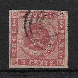 Dansk Vestindien 1866 - AFA 2 - Stemplet