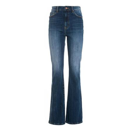 Fracomina, Flared Jeans Blauw, Dames, Maat:W28