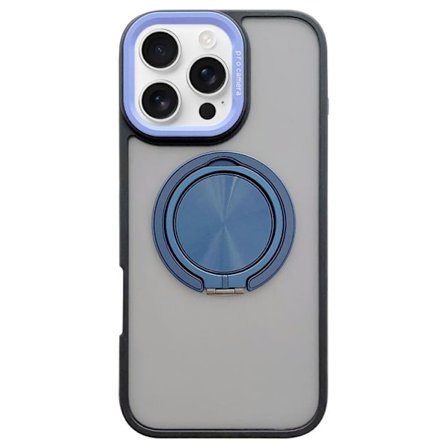 iPhone 16 Pro Max Skal med Tvåfärgad Kantskydd och 360 MagSafe Hållare