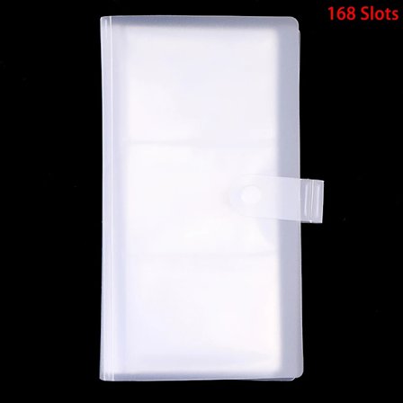 Transparent Negle Vand Slider Album Opbevaringsbog Negle Sticker Holder Negle Kunst Værktøj med Knap Blank Opbevaringsholder Etui