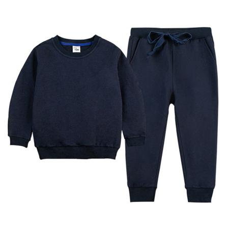Pojkar Crew Neck Dragsko Ficka Vanlig Vår Höst Outfits