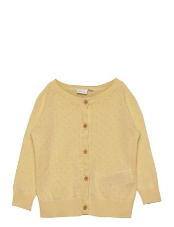 Nmffroda Ls Knit Cardigan Yellow Name It