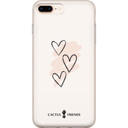 Yhteensopiva Puhelinkuori Apple Apple iPhone 7 Plus Cactus and Friends - Soft Romance Sketch