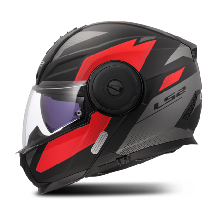 Åpningshjelm LS2 FF902 Scope II Svart/Rød XS