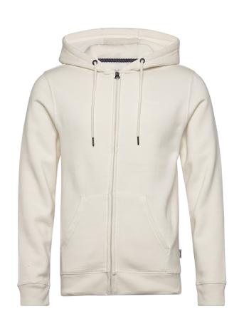 Bhdownton Zipthrough Pp Noos Hettegenser Genser Creme Blend