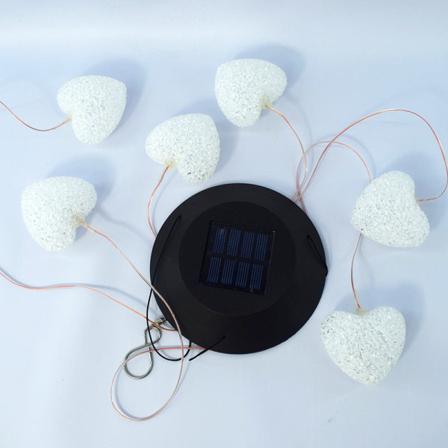 Wind Chimes Solar LED sommerfugl/kolibri utendørs gårdsplass plendekorasjon Transparent love