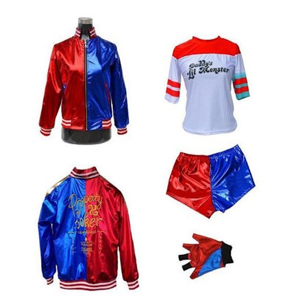 Ruby Harley Quinn Kostume til Kvinder