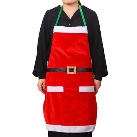 Christmas Elf Tyg Förkläde Standard vuxenstorlek